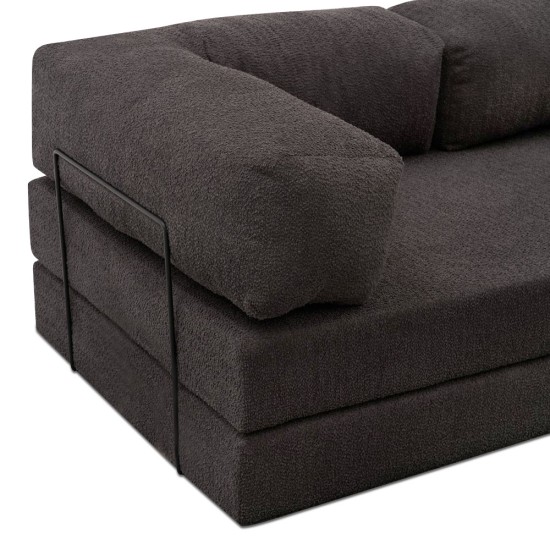 Καναπές - κρεβάτι Comfort Megapap τριθέσιος υφασμάτινος χρώμα ανθρακί 190x95x75εκ. Καναπές - κρεβάτι Comfort Megapap τριθέσιος υφασμάτινος χρώμα ανθρακί 190x95x75εκ.