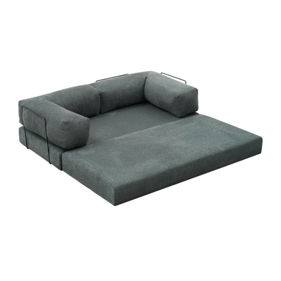 Καναπές - κρεβάτι Comfort Megapap τριθέσιος υφασμάτινος χρώμα μέντα 190x95x75εκ. Καναπές - κρεβάτι Comfort Megapap τριθέσιος υφασμάτινος χρώμα μέντα 190x95x75εκ.