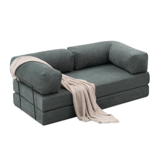 Καναπές - κρεβάτι Comfort Megapap τριθέσιος υφασμάτινος χρώμα μέντα 190x95x75εκ. Καναπές - κρεβάτι Comfort Megapap τριθέσιος υφασμάτινος χρώμα μέντα 190x95x75εκ.
