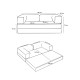 Καναπές - κρεβάτι Comfort Megapap τριθέσιος υφασμάτινος χρώμα μέντα 190x95x75εκ. Καναπές - κρεβάτι Comfort Megapap τριθέσιος υφασμάτινος χρώμα μέντα 190x95x75εκ.