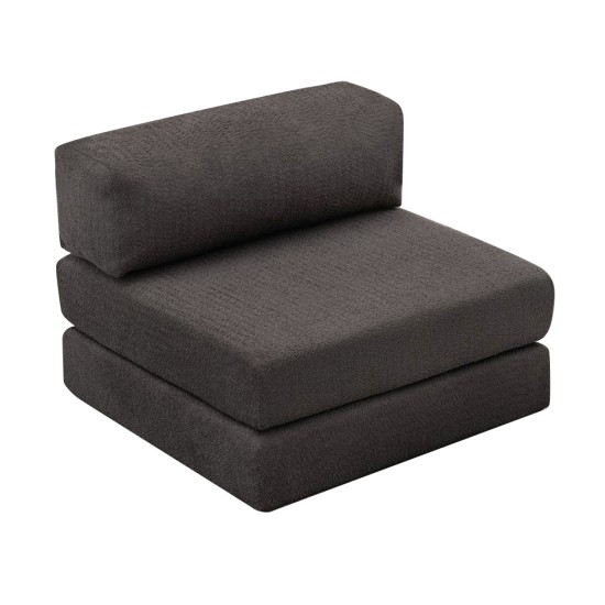 Πολυθρόνα - κρεβάτι Comfort Megapap υφασμάτινη χρώμα ανθρακί 95x95x75εκ. Πολυθρόνα - κρεβάτι Comfort Megapap υφασμάτινη χρώμα ανθρακί 95x95x75εκ.