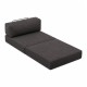 Πολυθρόνα - κρεβάτι Comfort Megapap υφασμάτινη χρώμα ανθρακί 95x95x75εκ. Πολυθρόνα - κρεβάτι Comfort Megapap υφασμάτινη χρώμα ανθρακί 95x95x75εκ.