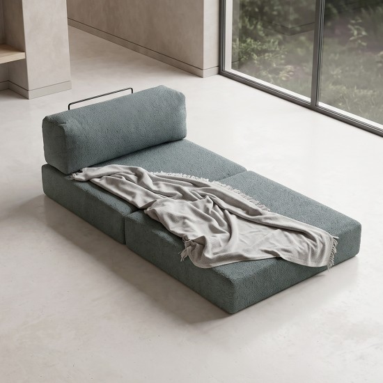 Πολυθρόνα - κρεβάτι Comfort Megapap υφασμάτινη χρώμα μέντα 95x95x75εκ. Πολυθρόνα - κρεβάτι Comfort Megapap υφασμάτινη χρώμα μέντα 95x95x75εκ.
