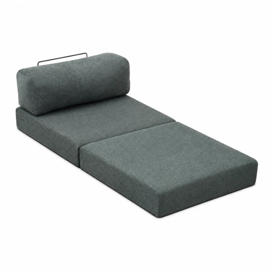 Πολυθρόνα - κρεβάτι Comfort Megapap υφασμάτινη χρώμα μέντα 95x95x75εκ. Πολυθρόνα - κρεβάτι Comfort Megapap υφασμάτινη χρώμα μέντα 95x95x75εκ.