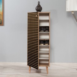 Παπουτσοθήκη - Ντουλάπι Soho Megapap χρώμα sonoma 50x38x135εκ. Παπουτσοθήκη - Ντουλάπι Soho Megapap χρώμα sonoma 50x38x135εκ.