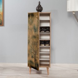 Παπουτσοθήκη - Ντουλάπι Soho Megapap χρώμα sonoma 50x38x135εκ. Παπουτσοθήκη - Ντουλάπι Soho Megapap χρώμα sonoma 50x38x135εκ.