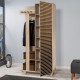 Έπιπλο εισόδου Soho Megapap χρώμα sonoma 90x36x194εκ. Έπιπλο εισόδου Soho Megapap χρώμα sonoma 90x36x194εκ.