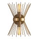 Απλίκα τοίχου Kirpi Megapap E27 μεταλλική χρώμα χρυσό 23x5x33εκ. Απλίκα τοίχου Kirpi Megapap E27 μεταλλική χρώμα χρυσό 23x5x33εκ.