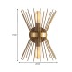 Απλίκα τοίχου Kirpi Megapap E27 μεταλλική χρώμα χρυσό 23x5x33εκ. Απλίκα τοίχου Kirpi Megapap E27 μεταλλική χρώμα χρυσό 23x5x33εκ.