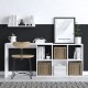 Γραφείο εργασίας Blake Megapap χρώμα λευκό 145x45x74εκ. Γραφείο εργασίας Blake Megapap χρώμα λευκό 145x45x74εκ.