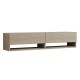 Έπιπλο τηλεόρασης επιτοίχιο Arges Megapap χρώμα travertine 140x29,6x30εκ.