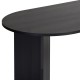 Τραπέζι Sablin Megapap χρώμα black wood 180x89,5x75εκ. Τραπέζι Sablin Megapap χρώμα black wood 180x89,5x75εκ.