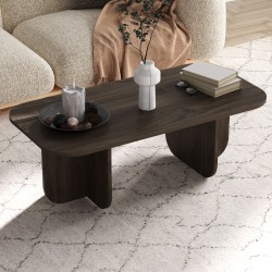 Τραπεζάκι σαλονιού Becaj Megapap χρώμα καρυδί 120x60x41,4εκ. Τραπεζάκι σαλονιού Becaj Megapap χρώμα καρυδί 120x60x41,4εκ.