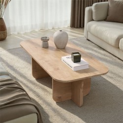 Τραπεζάκι σαλονιού Becaj Megapap χρώμα sapphire oak 120x60x41,4εκ. Τραπεζάκι σαλονιού Becaj Megapap χρώμα sapphire oak 120x60x41,4εκ.