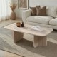 Τραπεζάκι σαλονιού Becaj Megapap χρώμα travertine 120x60x41,4εκ. Τραπεζάκι σαλονιού Becaj Megapap χρώμα travertine 120x60x41,4εκ.