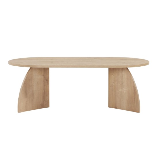 Τραπεζάκι σαλονιού Melina Megapap χρώμα sapphire oak 120x60x40εκ.