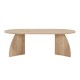 Τραπεζάκι σαλονιού Melina Megapap χρώμα sapphire oak 120x60x40εκ.