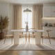 Τραπέζι Linza Megapap χρώμα λευκό 180x90x75εκ. Τραπέζι Linza Megapap χρώμα λευκό 180x90x75εκ.