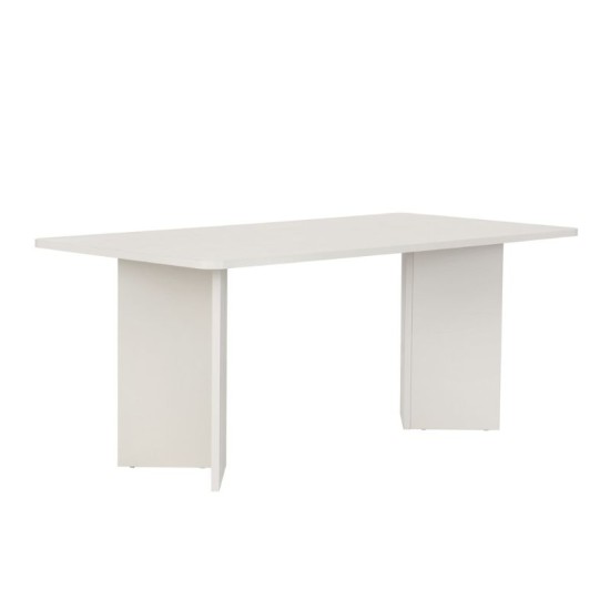 Τραπέζι Linza Megapap χρώμα λευκό 180x90x75εκ. Τραπέζι Linza Megapap χρώμα λευκό 180x90x75εκ.