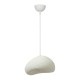 Φωτιστικό οροφής Loval Megapap E27 fiberglass μονόφωτο χρώμα λευκό 32x27x120εκ.