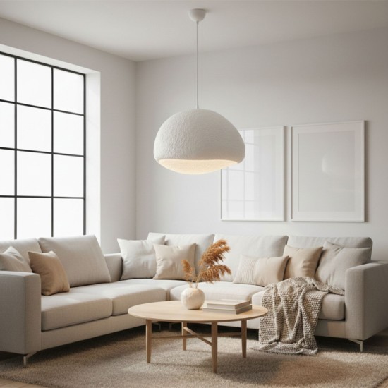 Φωτιστικό οροφής Loval Megapap E27 fiberglass μονόφωτο χρώμα λευκό 50x44x120εκ. Φωτιστικό οροφής Loval Megapap E27 fiberglass μονόφωτο χρώμα λευκό 50x44x120εκ.