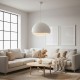Φωτιστικό οροφής Loval Megapap E27 fiberglass μονόφωτο χρώμα λευκό 50x44x120εκ. Φωτιστικό οροφής Loval Megapap E27 fiberglass μονόφωτο χρώμα λευκό 50x44x120εκ.