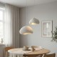 Φωτιστικό οροφής Loval Megapap E27 fiberglass δίφωτο χρώμα λευκό Ø70x115εκ. Φωτιστικό οροφής Loval Megapap E27 fiberglass δίφωτο χρώμα λευκό Ø70x115εκ.