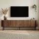 Έπιπλο τηλεόρασης Nexus Megapap χρώμα καρυδί 180x30x45,5εκ. Έπιπλο τηλεόρασης Nexus Megapap χρώμα καρυδί 180x30x45,5εκ.
