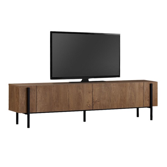 Έπιπλο τηλεόρασης Nexus Megapap χρώμα καρυδί 180x30x45,5εκ. Έπιπλο τηλεόρασης Nexus Megapap χρώμα καρυδί 180x30x45,5εκ.