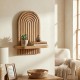 Ραφιέρα τοίχου Artwill Megapap Mdf χρώμα oak 26x13x35εκ. Ραφιέρα τοίχου Artwill Megapap Mdf χρώμα oak 26x13x35εκ.