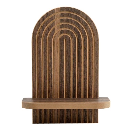 Ραφιέρα τοίχου Artwill Megapap Mdf χρώμα wenge 26x13x35εκ. Ραφιέρα τοίχου Artwill Megapap Mdf χρώμα wenge 26x13x35εκ.
