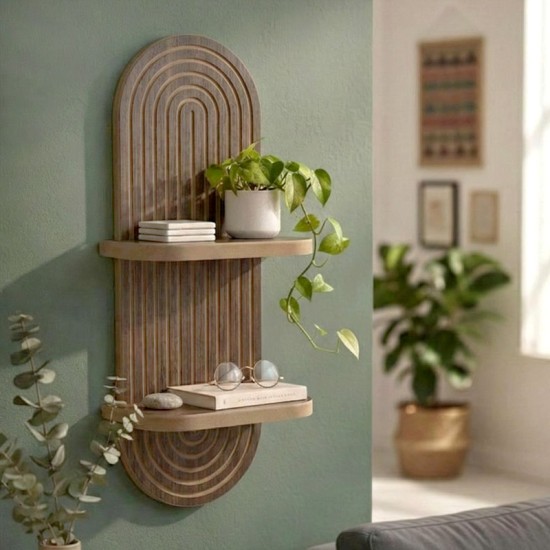Ραφιέρα τοίχου Artwill Megapap Mdf χρώμα wenge 26x13x70εκ. Ραφιέρα τοίχου Artwill Megapap Mdf χρώμα wenge 26x13x70εκ.