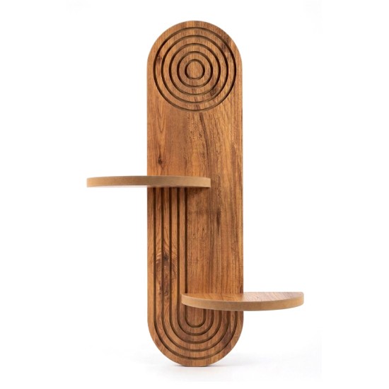Ραφιέρα τοίχου Artwill Megapap Mdf χρώμα oak 46x13x70εκ. Ραφιέρα τοίχου Artwill Megapap Mdf χρώμα oak 46x13x70εκ.