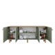 Μπουφές Bohemian Megapap χρώμα πράσινο - φυσικό οξιάς 180x40x75εκ. Μπουφές Bohemian Megapap χρώμα πράσινο - φυσικό οξιάς 180x40x75εκ.