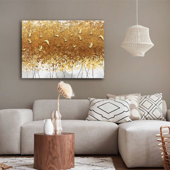 Πίνακας σε καμβά "Golden Birds" Megapap ψηφιακής εκτύπωσης 100x70x3εκ. Πίνακας σε καμβά "Golden Birds" Megapap ψηφιακής εκτύπωσης 100x70x3εκ.