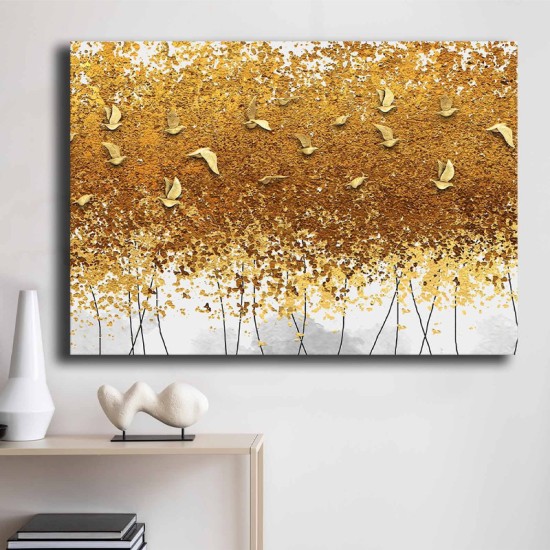 Πίνακας σε καμβά "Golden Birds" Megapap ψηφιακής εκτύπωσης 100x70x3εκ. Πίνακας σε καμβά "Golden Birds" Megapap ψηφιακής εκτύπωσης 100x70x3εκ.