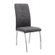 Σετ τραπεζαρία 5τμχ Darlen - Alma Megapap χρώμα sapphire oak - γκρι 125x72x74εκ.