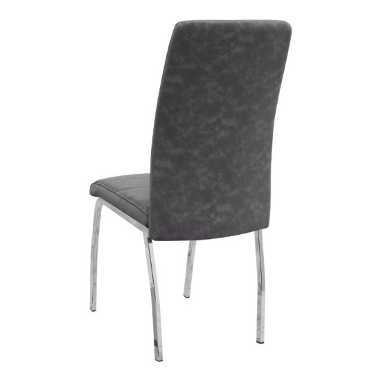 Σετ τραπεζαρία 5τμχ Darlen - Alma Megapap χρώμα λευκό - γκρι 125x72x74εκ. Σετ τραπεζαρία 5τμχ Darlen - Alma Megapap χρώμα λευκό - γκρι 125x72x74εκ.