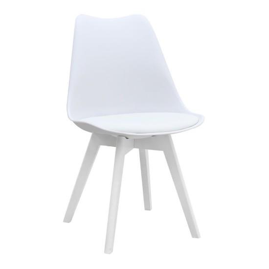 Σετ τραπεζαρία 5τμχ Darlen - Viva Megapap χρώμα sencron black - λευκό 125x72x74εκ. Σετ τραπεζαρία 5τμχ Darlen - Viva Megapap χρώμα sencron black - λευκό 125x72x74εκ.
