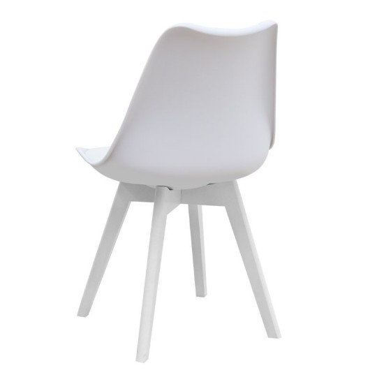 Σετ τραπεζαρία 5τμχ Darlen - Viva Megapap χρώμα sencron black - λευκό 125x72x74εκ. Σετ τραπεζαρία 5τμχ Darlen - Viva Megapap χρώμα sencron black - λευκό 125x72x74εκ.
