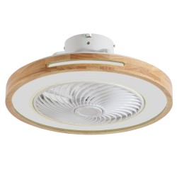 it-Lighting Zephyr Ανεμιστήρας Οροφής LED με App Control & 3CCT | Wood & Λευκό  (101000940)