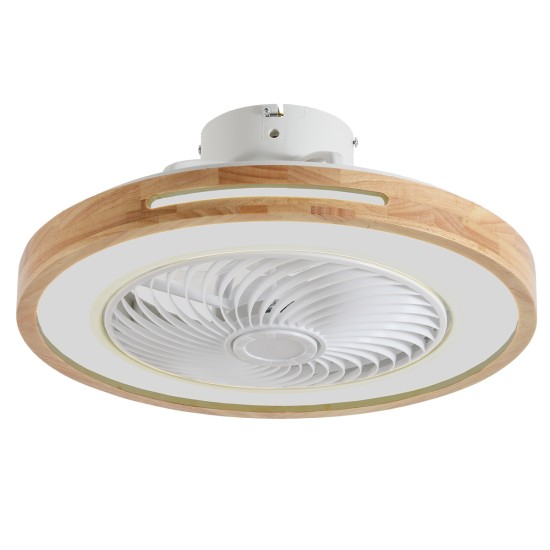it-Lighting Zephyr Ανεμιστήρας Οροφής LED με App Control & 3CCT | Wood & Λευκό  (101000940)
