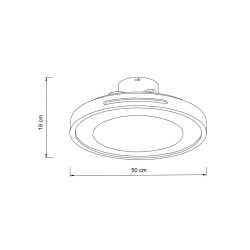 it-Lighting Zephyr Ανεμιστήρας Οροφής LED με App Control & 3CCT | Wood & Λευκό (101000940) it-Lighting Zephyr Ανεμιστήρας Οροφής LED με App Control & 3CCT | Wood & Λευκό (101000940)