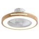 it-Lighting Zephyr Ανεμιστήρας Οροφής LED με App Control & 3CCT | Wood & Λευκό  (101000940)