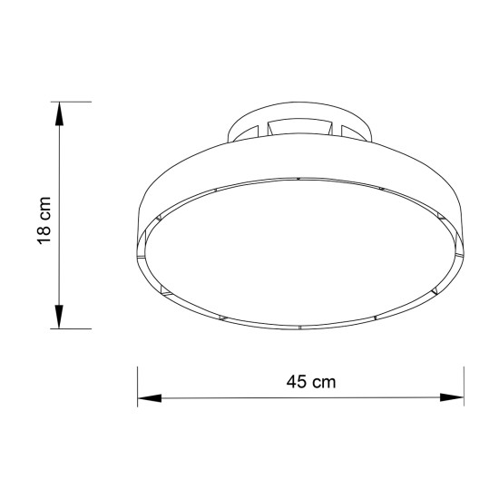 it-Lighting TETON Ανεμιστήρας Οροφής Bladeless Λευκό 56W LED 5900lm 3CCT App Control (101001020)