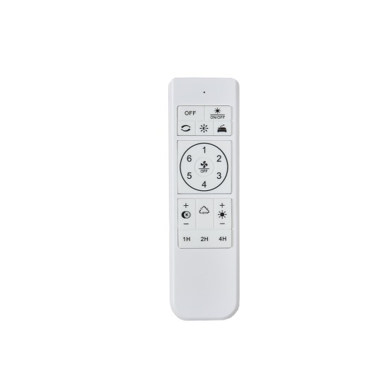 it-Lighting TETON Ανεμιστήρας Οροφής Bladeless Λευκό 56W LED 5900lm 3CCT App Control (101001020)