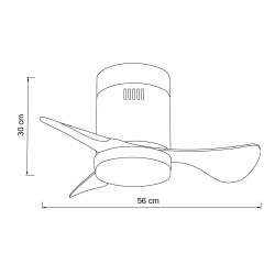 it-Lighting Elsinor Ανεμιστήρας Οροφής με LED 15W, DC Μοτέρ & Smart App - Μαύρο/Ξύλο (102000480) it-Lighting Elsinor Ανεμιστήρας Οροφής με LED 15W, DC Μοτέρ & Smart App - Μαύρο/Ξύλο (102000480)