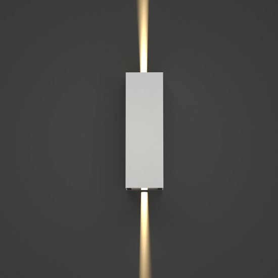 it-Lighting Lanier LED 5W 3000K Outdoor Up-Down Adjustable Wall Lamp White D:12cmx4.1cm (80201021)