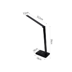 InLight Επιτραπέζιο φωτιστικό LED 7W 3CCT (by touch) σε λευκό χρώμα D:39cm (3045-WH)