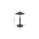 Inlight Επιτραπέζιο φωτιστικό σε μαύρο χρώμα LED 10W D:28x45cm (3063-Black) Inlight Επιτραπέζιο φωτιστικό σε μαύρο χρώμα LED 10W D:28x45cm (3063-Black)